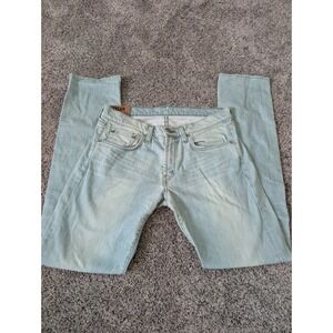 J Brand Tyler Perfect Slim Mens Light Wash Jeans Made in USA Blue